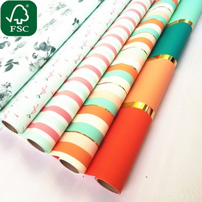 gift wrapping paper roll custom printing gift paper paper wrap  manufacturer