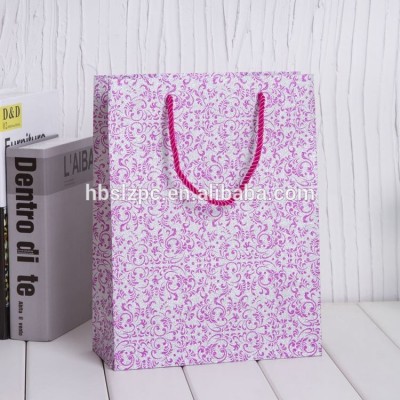 Gorgeous design high quality paper gift bag wholesale