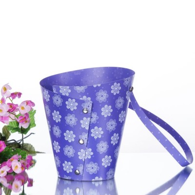 Factory custom printed high grade flower cylinder luxury round box for flowers sleeves