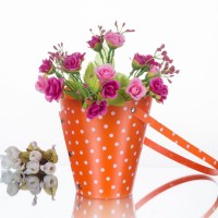 Wholesale waterproof clear plastic gift fresh flower cylinder display irregular flower box