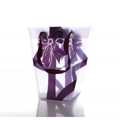 Flower bags shop China supplier big size pp bag/plastic flower bags with handle